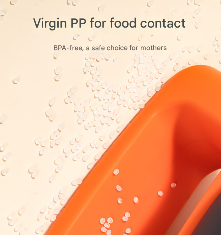 Orange Baby Floor Seat & Booster Dining Chair with Removable Tray - Safe, Stable & Fun Squeaky Cushion