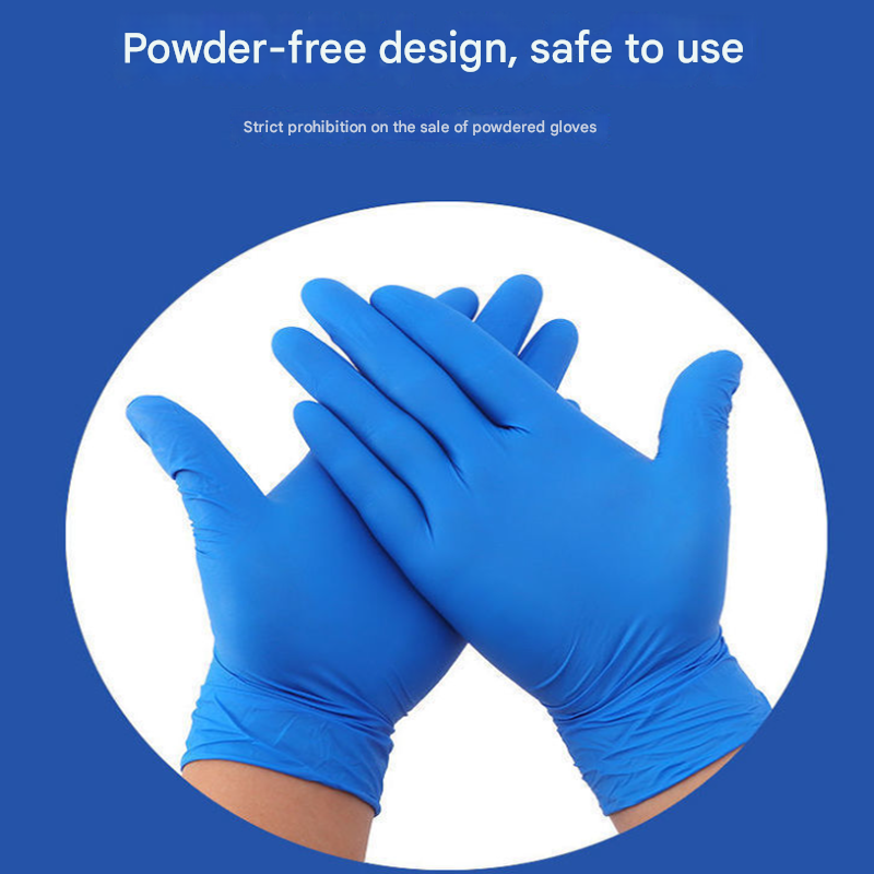 100 Pairs Black Premium Disposable Nitrile Gloves - Powder-Free & Extra Durable for Multi-Purpose Use(S)