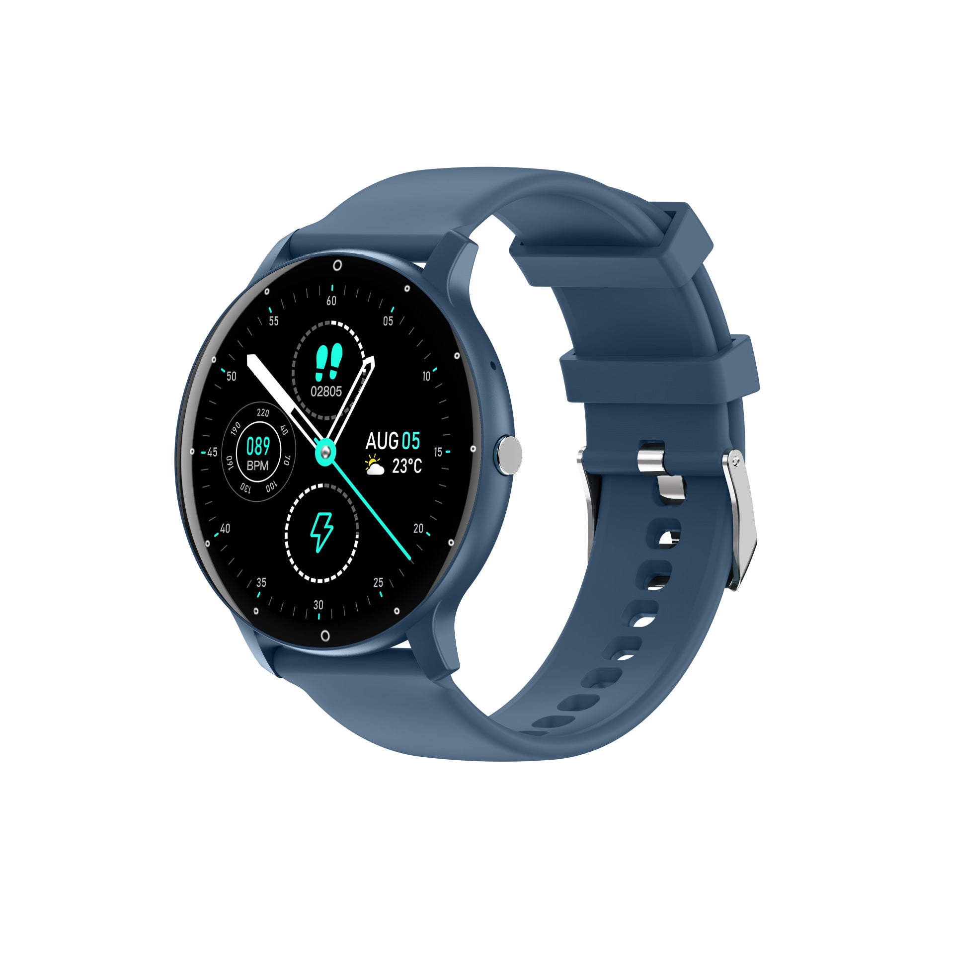 Feature-Rich Smartwatch: 1.28 HD Display Bluetooth Calling Extensive Sports Tracking (blue)"