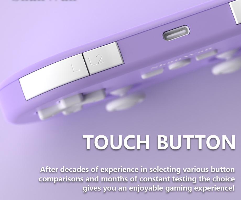 Slim Portable Wireless Game Controller - Multi-Platform for iOS/Windows/Android, 800Hz Dual Hall Sensing(yellow)