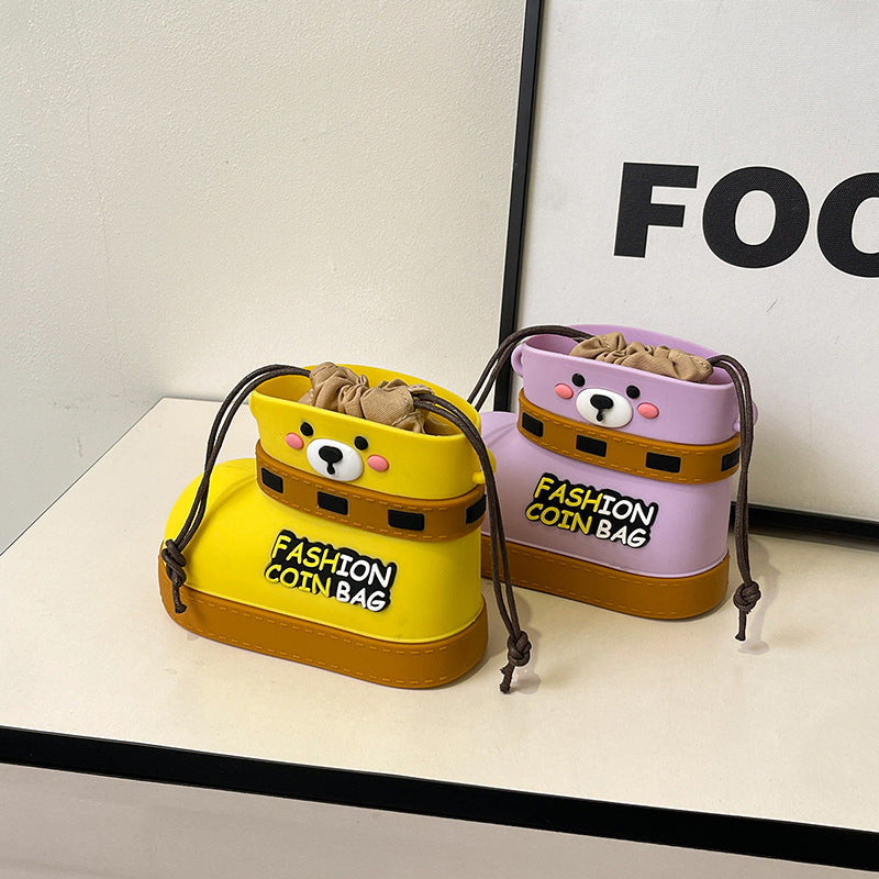 Adjustable Silicone Crossbody Bag - Multi-Way Lightweight Purse with Spacious Design(turquoise)