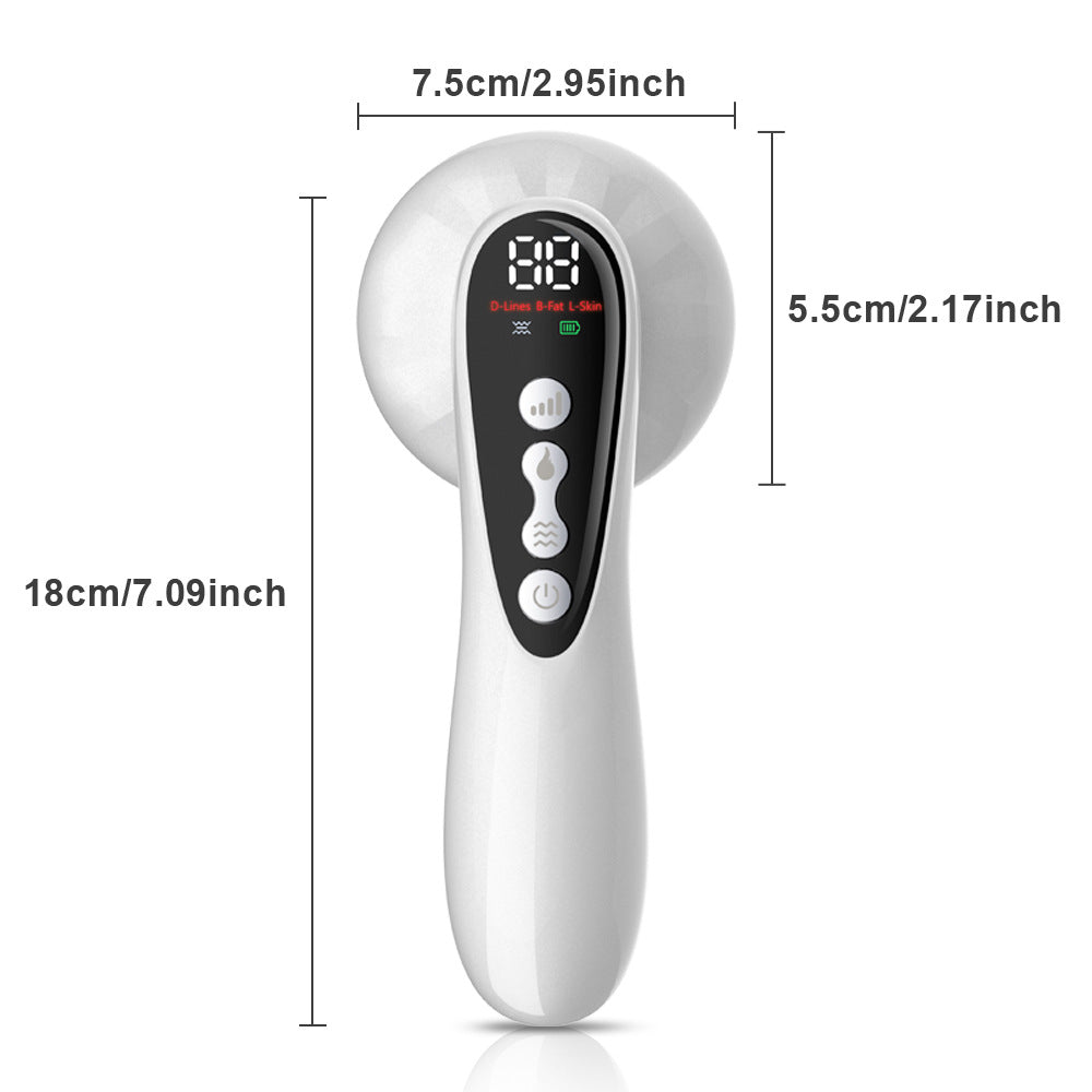 Advanced Multi-Technology Body Contouring Device - 5-in-1 Skin Firming, Muscle Toning & Rejuvenation Tool(White)