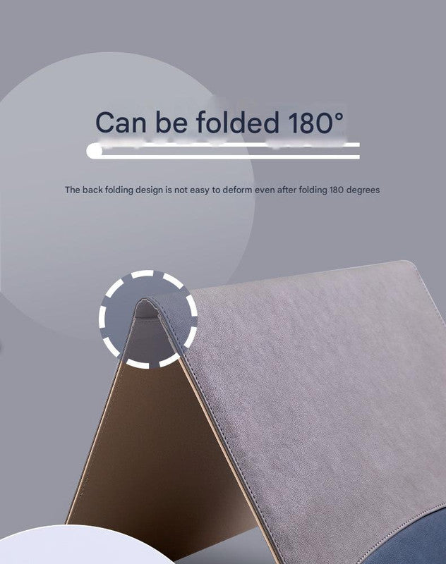 A4 PU Leather Business Portfolio with Ring Binder, Calculator & 40 Sleeves(brown)