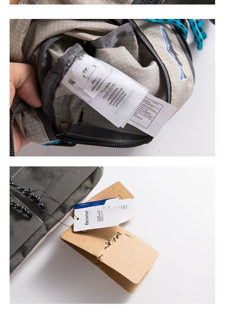 Waterproof Outdoor Crossbody Bag - Lightweight Polyester with Adjustable Strap & Multiple Pockets(Blue)