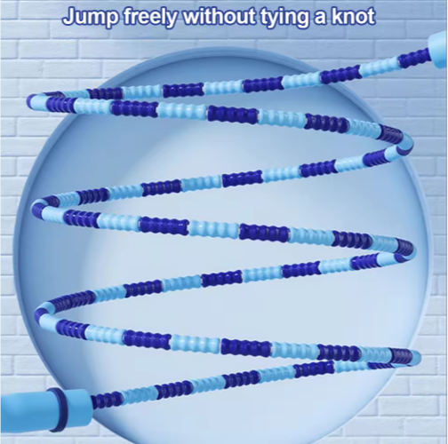 10 Pcs Green Soft Beaded Jump Ropes, Tangle-Free Beaded Jump Rope - Adjustable Segmented Skipping Rope for Kids & Adults Fitness