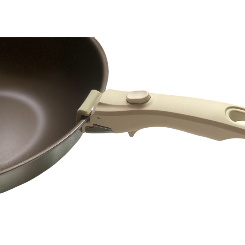 Black Universal Detachable Pot Handle - Anti-Scald Handle Accessory for Milk Pots & Woks, General Purpose