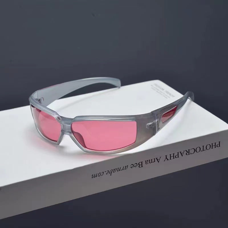 3 Pack Y2K Cyberpunk Sunglasses Futuristic Rectangular Shades Sci-Fi Style Fashion Eyewear for Festivals and Raves Ideal for Men and Women