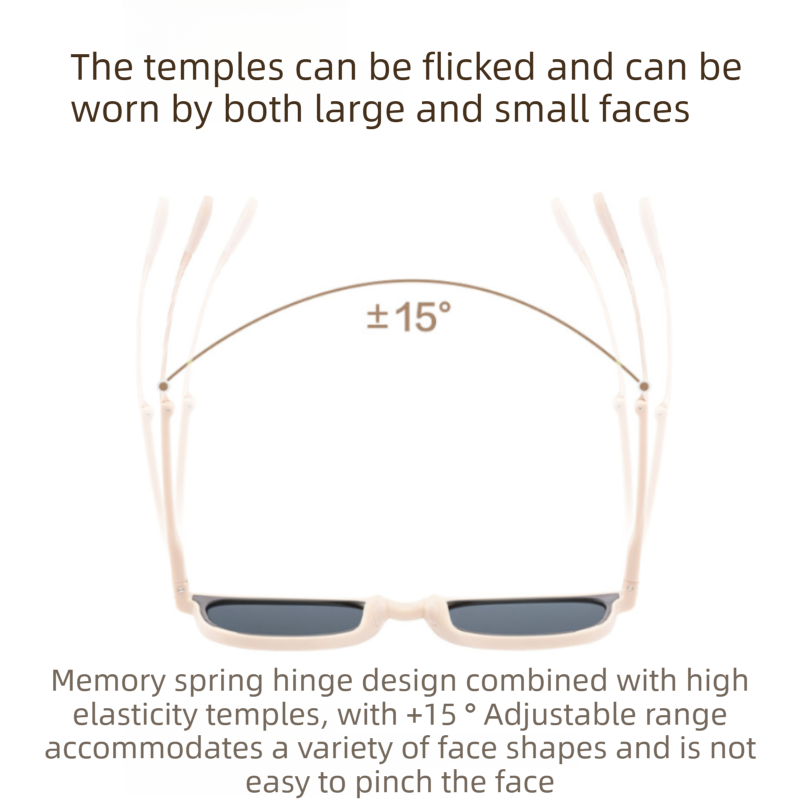 Ultra-Light Foldable TR Sunglasses for Women with Storage Bag - 15° Adjustable Temples & Premium Hinges, UV Protection (Black Frame/Brown Lenses)