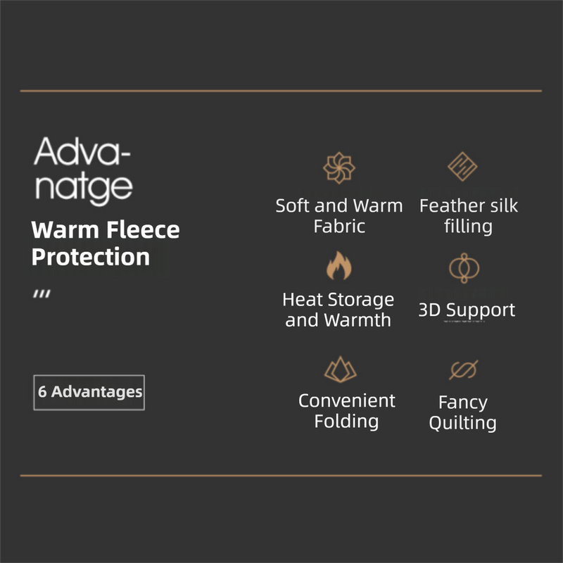 Superior Insulation Grey Dual-Sided Pet Sleeping Mat(40X60CM) for Dogs & Cats - 3D Thickened Support & Durable Wavy Quilting, Reversible Lamb Velvet & Brushed Cotton Bed