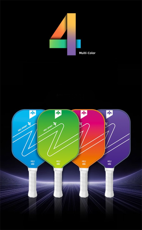 Orange and Pink Gradient Pickleball Paddle Set - Fiberglass Paddles with PP Honeycomb Core, 2 Paddles 4 Balls & Carry Bag