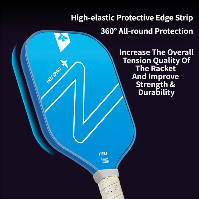 Gradient Orange Fiberglass Pickleball Paddle Set - USAPA High-Rebound Dual Rackets (TPU Edge), 4 Outdoor Balls & Triangle Carry Case for Outdoor Play