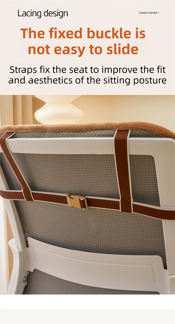 Black and Grey Premium Quilted Plush Integrated Seat Cushion & Backrest – Thickened Lumbar Support Pad with Detachable Armrests, Secure Buckle and Washable Cover for Office Chair Long Sitting