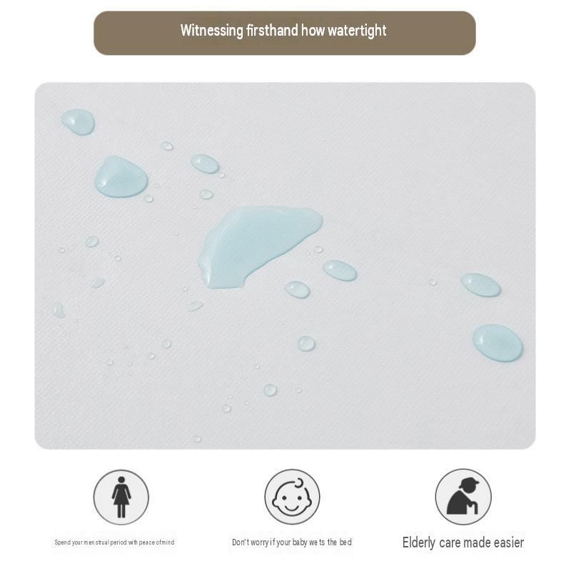 137*190cm White Waterproof Mattress Protector - Microfibre Terry Towelling Top, TPU Membrane Barrier, Machine Washable Fitted Sheet with 4 Corner Straps