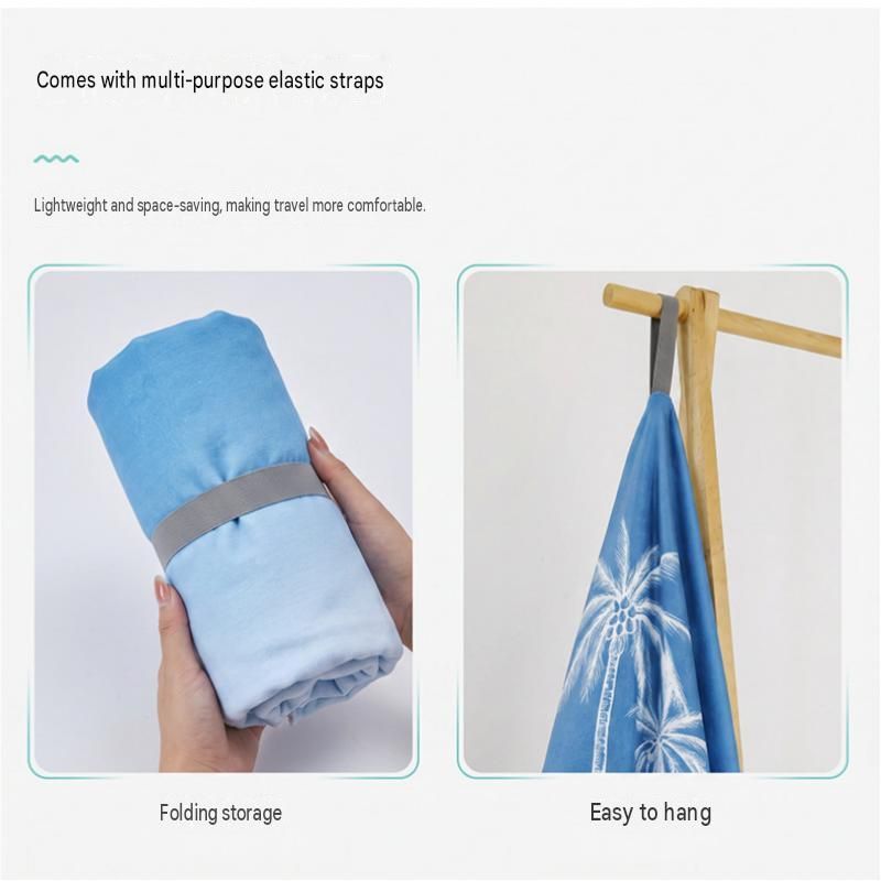 2 pack Quick Dry Microfiber Surf Poncho Towel(Style 5)- Hooded Changing Robe with Zipper - Lightweight Beach Wrap for Swimming Travel
