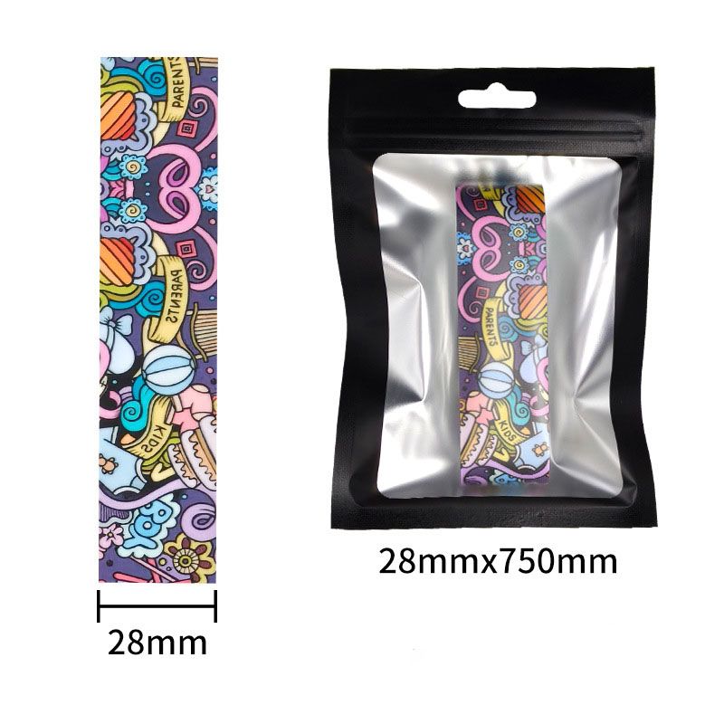 2 PCS Pickleball Paddle Edge Protection Tape - Poetic And Artistic Theme Park Pattern TPU Protective Strip 28mm x 750mm, Anti Scratch Wear Resistant Paddle Guard Tape, Personalised Sports Accessory for Pickleball Players