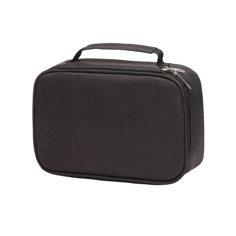 Large Capacity 72-Slot Pencil Case - Black Multi-Layer Zipper Stationery Organiser with Carry Handle, 23 x 16.5 x 7 cm for Pencils, Pens and Art Supplies