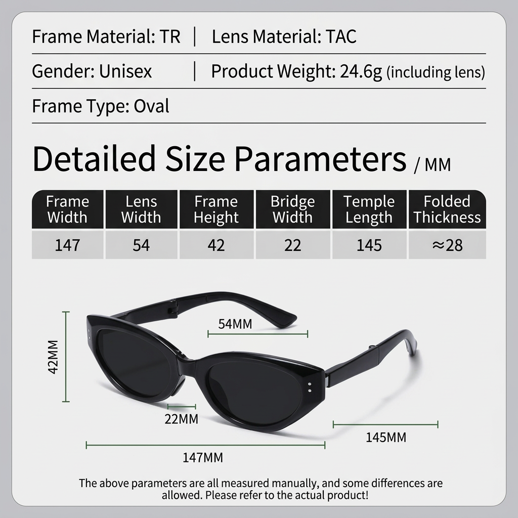 Grey Foldable Sunglasses with UV Protection - Lightweight Compact Folding Sun Glasses with Dark Lenses and Round Storage Case for Travel, Driving and Outdoor Wear