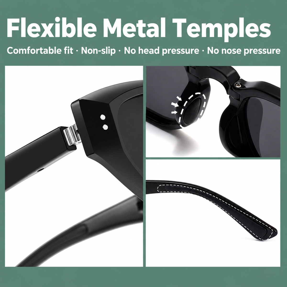 Tortoiseshell Foldable Sunglasses with UV Protection - Lightweight Compact Folding Sun Glasses with Dark Lenses and Round Storage Case for Travel, Driving and Outdoor Wear