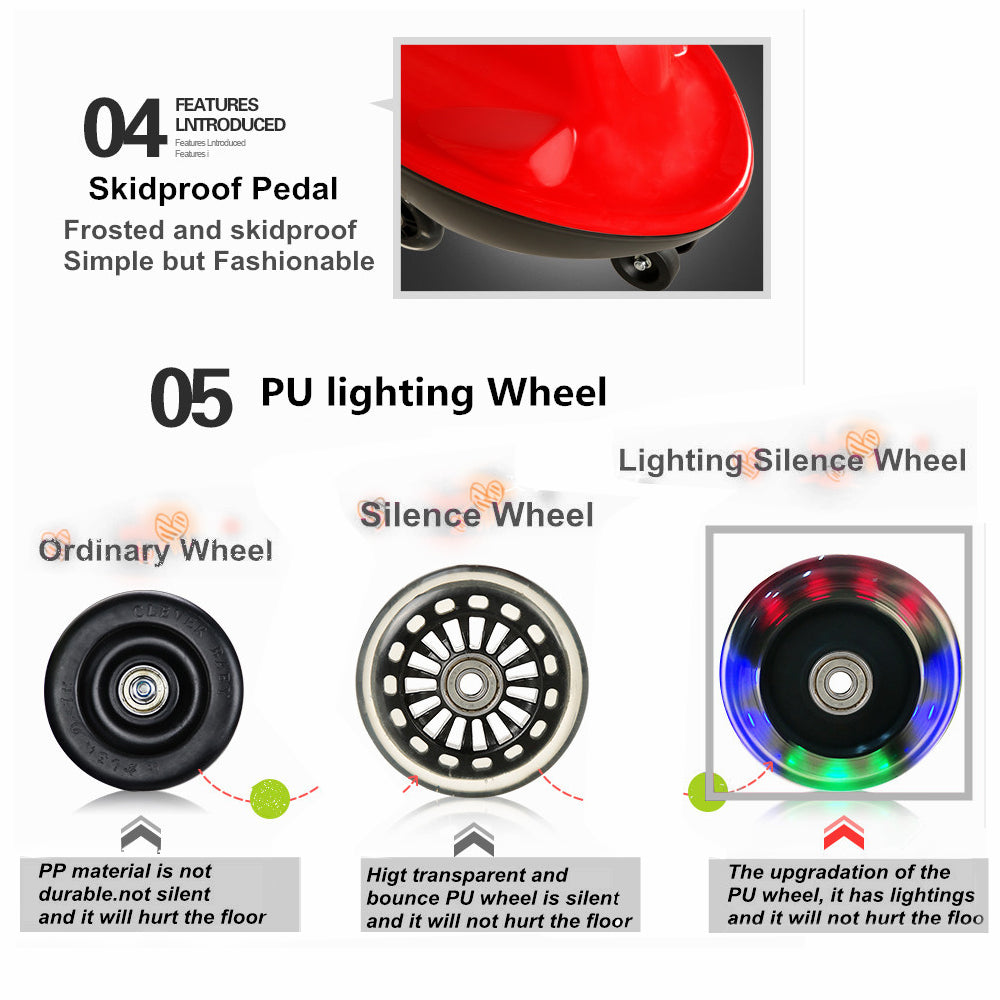 Blue-Glide Walker Swing Car Twist Car Rind On Toy Italian Designer For Children Outdoor