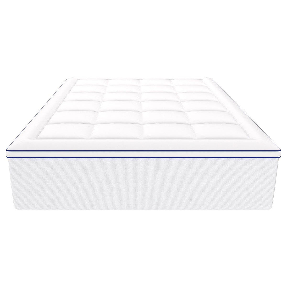 Mattress Topper, Queen Size, 76.2 mm Thickness, Memory Foam, Fiber Fill, Detachable & Washable, Ergonomically Designed for Pressure Relief, Comfortable Cooling & Breathable, for Hot Sleepers