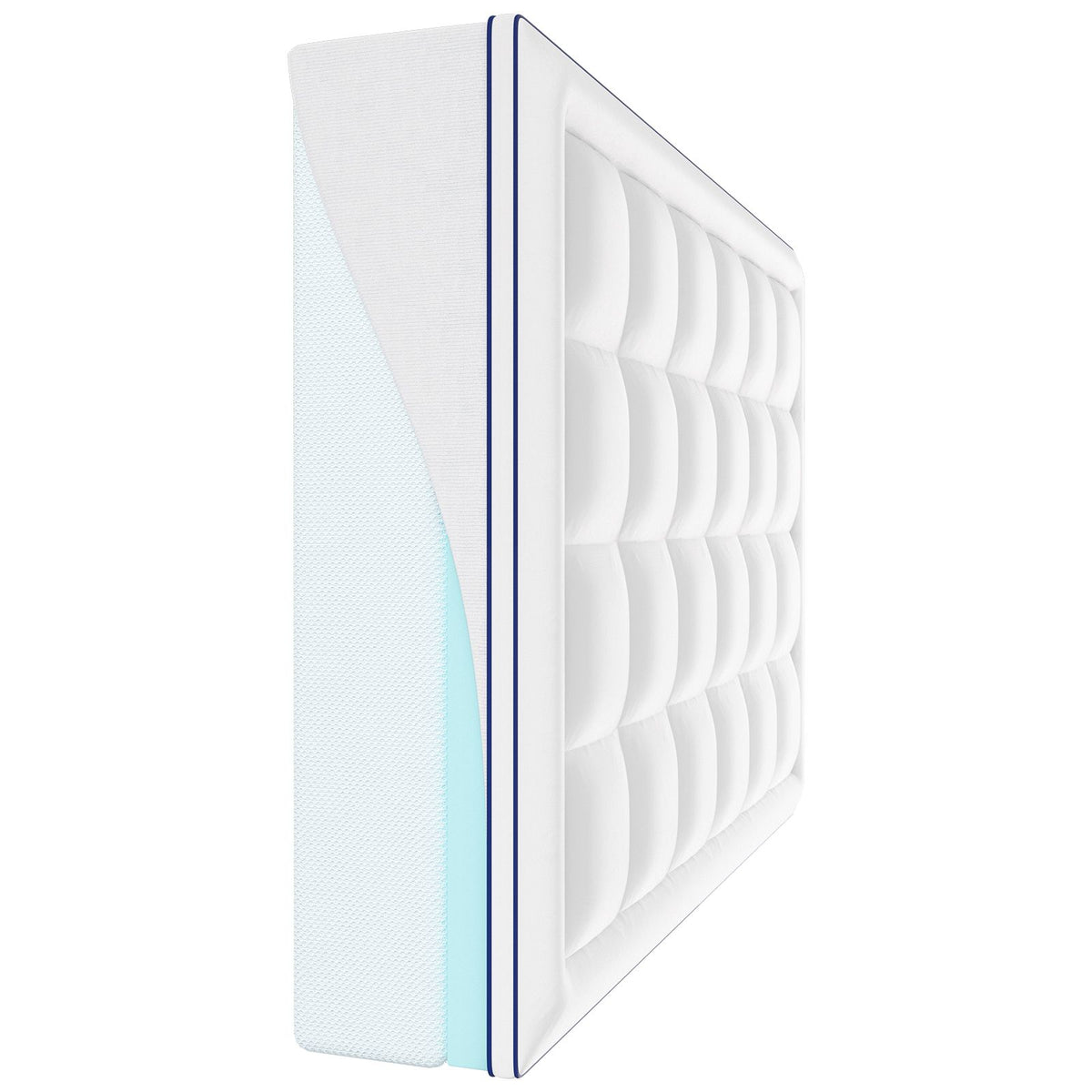 Mattress Topper, Queen Size, 76.2 mm Thickness, Memory Foam, Fiber Fill, Detachable & Washable, Ergonomically Designed for Pressure Relief, Comfortable Cooling & Breathable, for Hot Sleepers