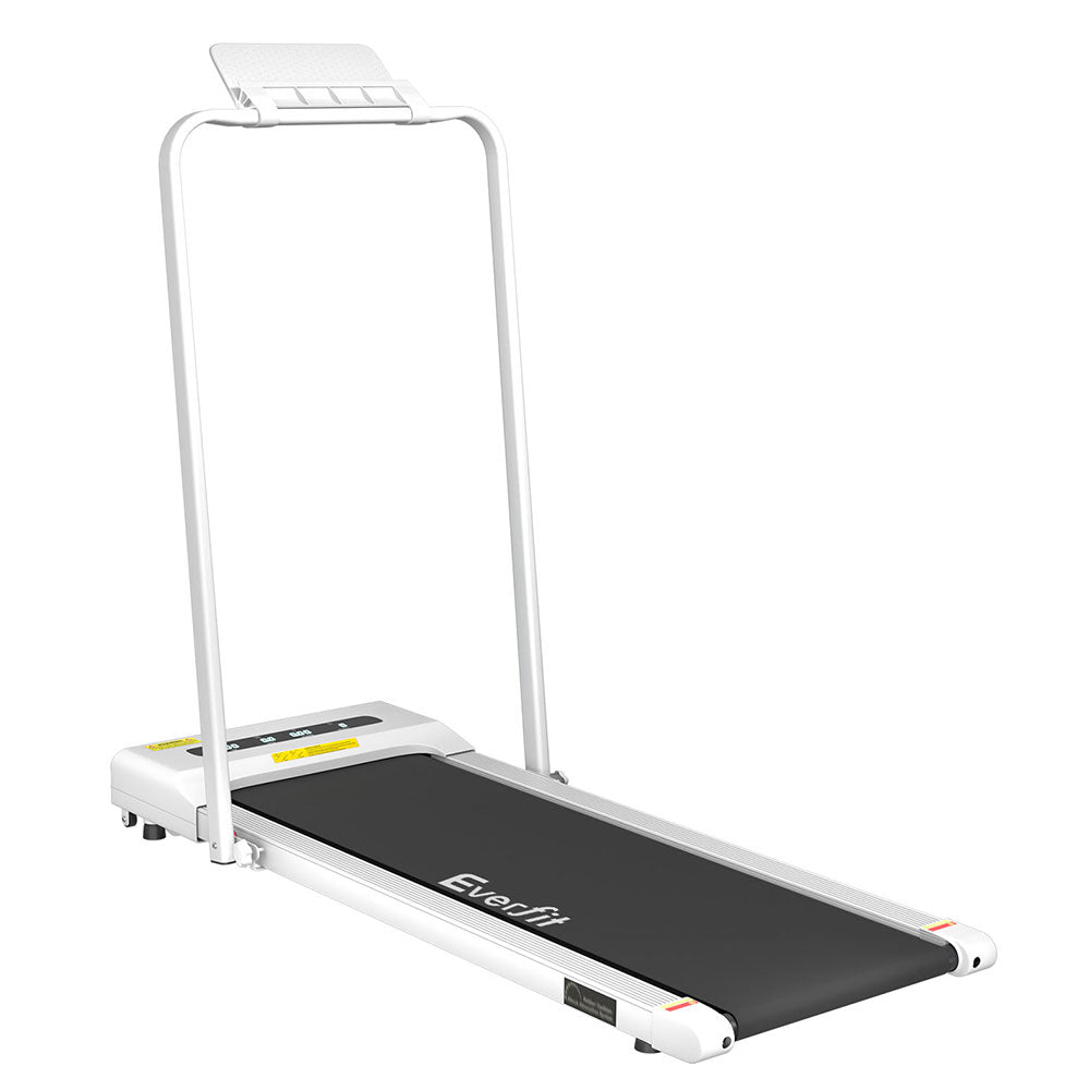 Everfit Treadmill Electric Walking Pad Home Gym Office Fitness 380mm White