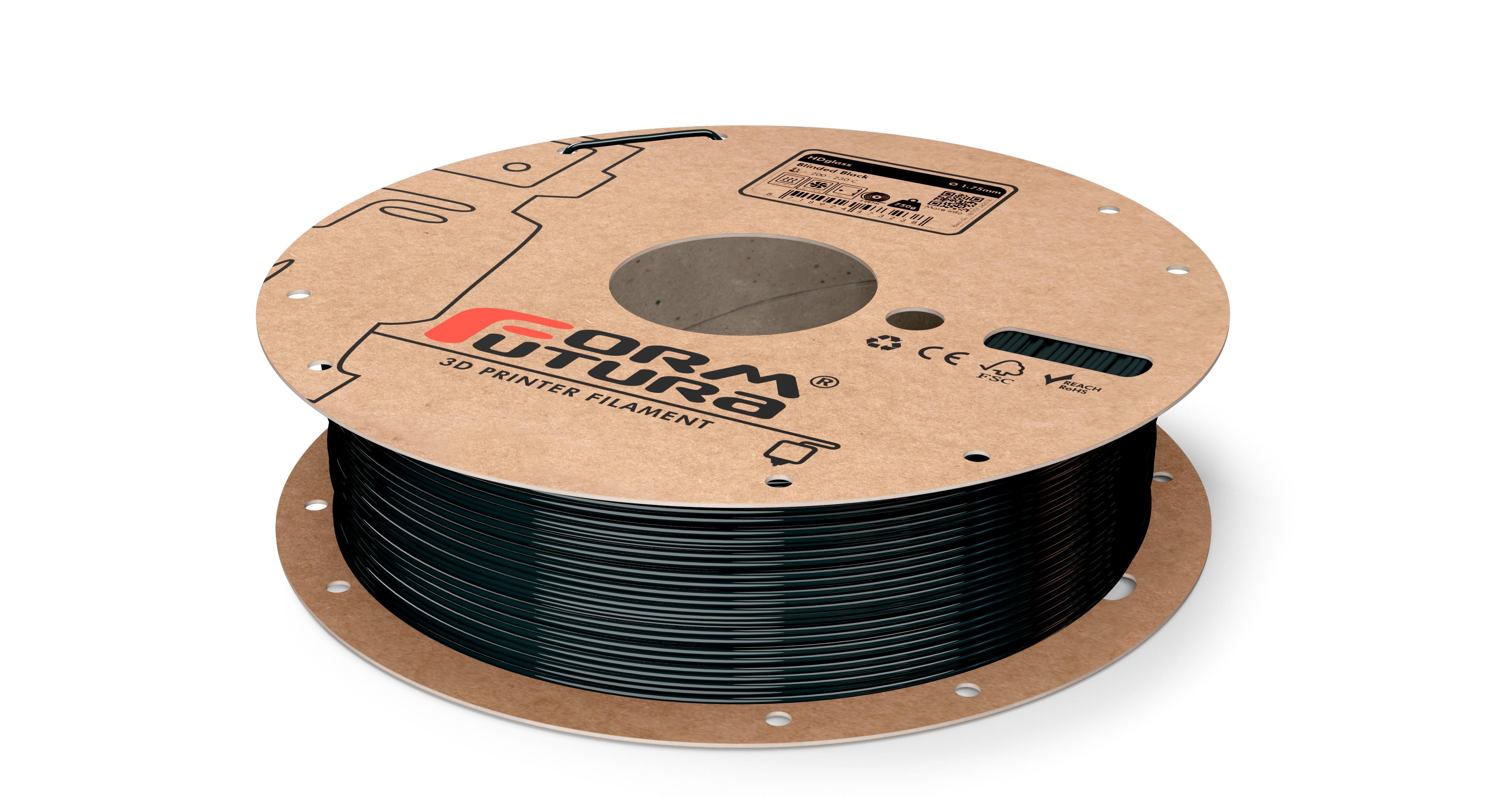 PETG Filament HDglass 1.75mm Blinded Black 8000 gram (On Demand) 3D Printer Filament
