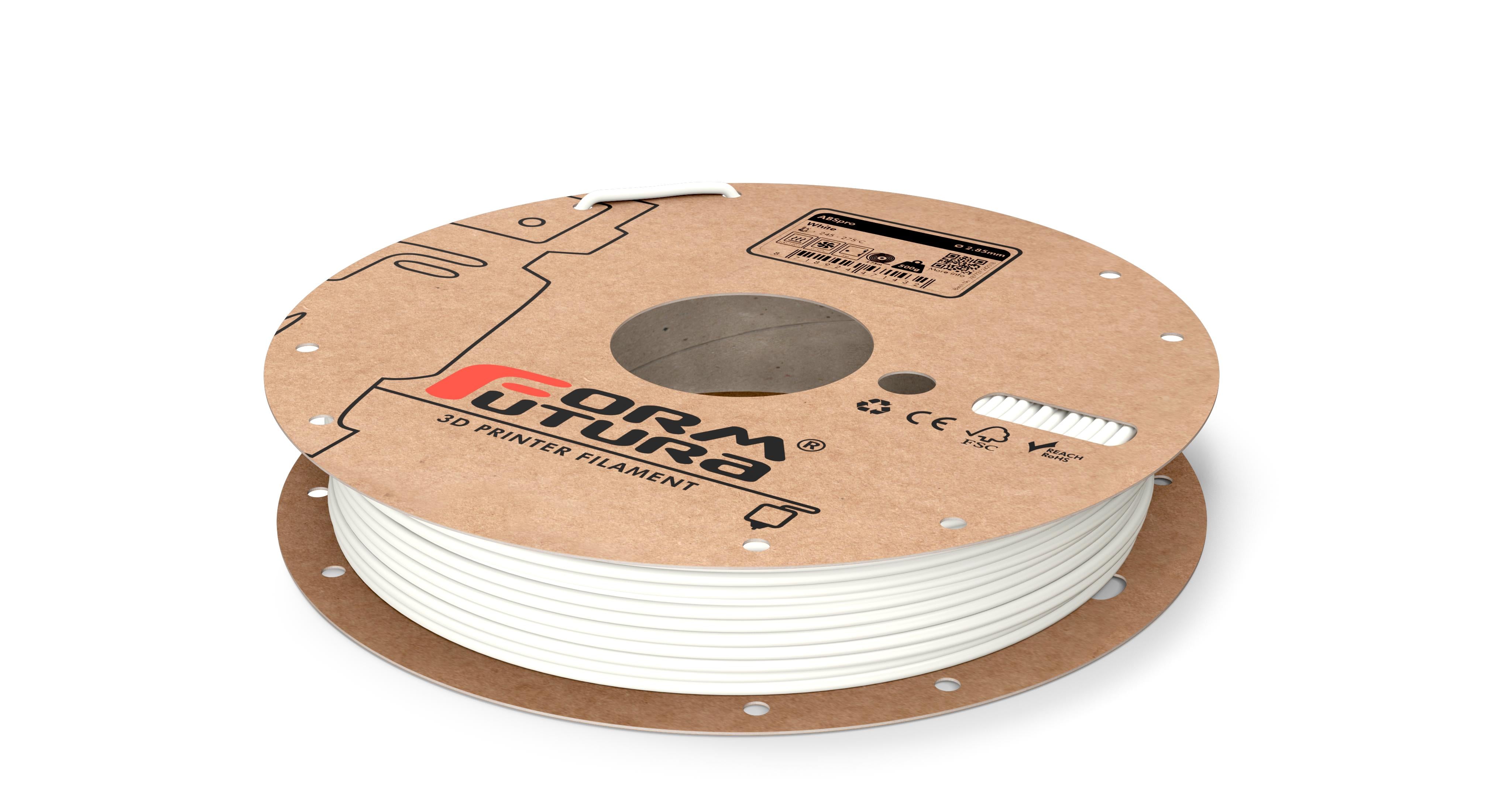 ABS Filament ABSpro 2.85mm White 500 gram 3D Printer Filament