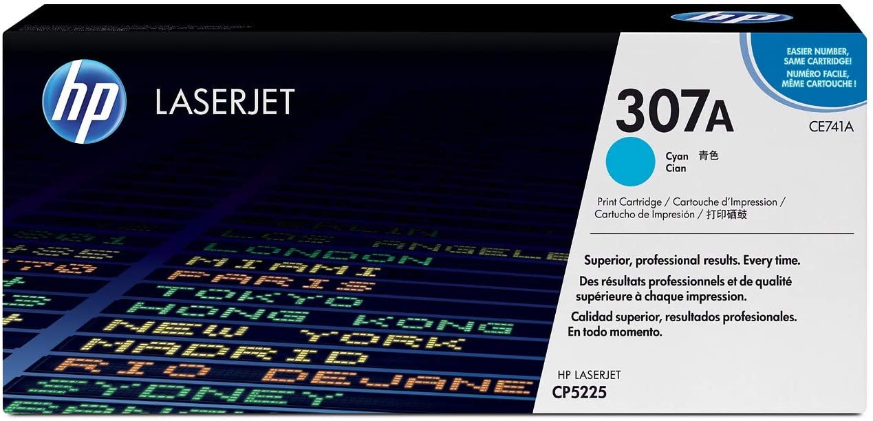 CE741A #307A Cyan Premium Generic Toner Cartridge