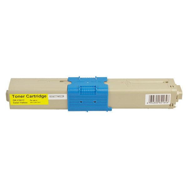 OKI 44973545 #301 Yellow Premium Remanufactured Toner