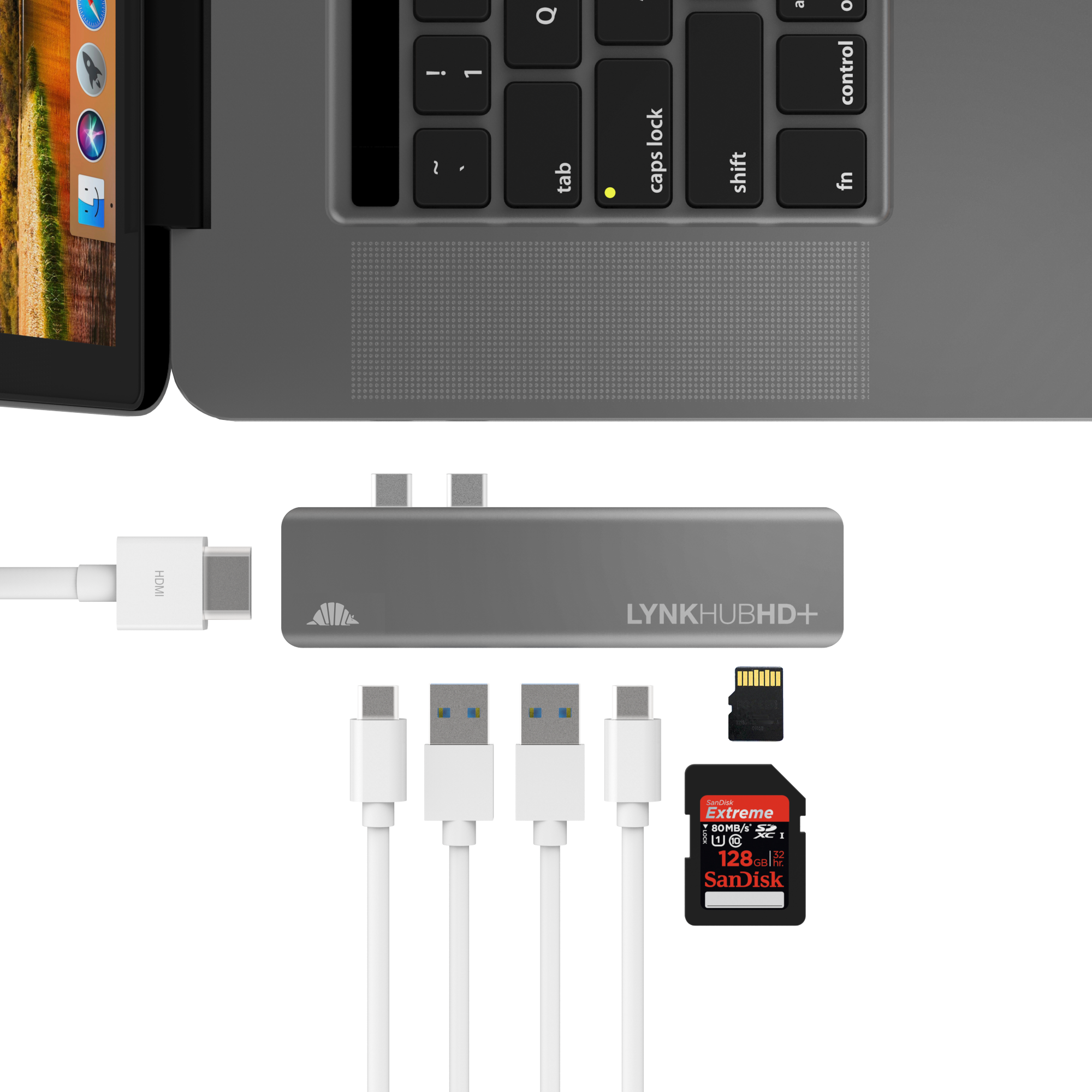 LynkHUB HD+ is a 7-in-1 adapter by IntelliArmor