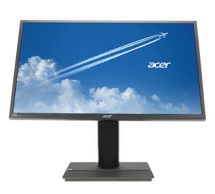 ACER B326HKD 32 inch Monitor 3840 x 2160 - Widescreen IPS display - Integrated speakers - Adjustable display angle - Dark Gray - DVI, HDMI, USB, DisplayPort