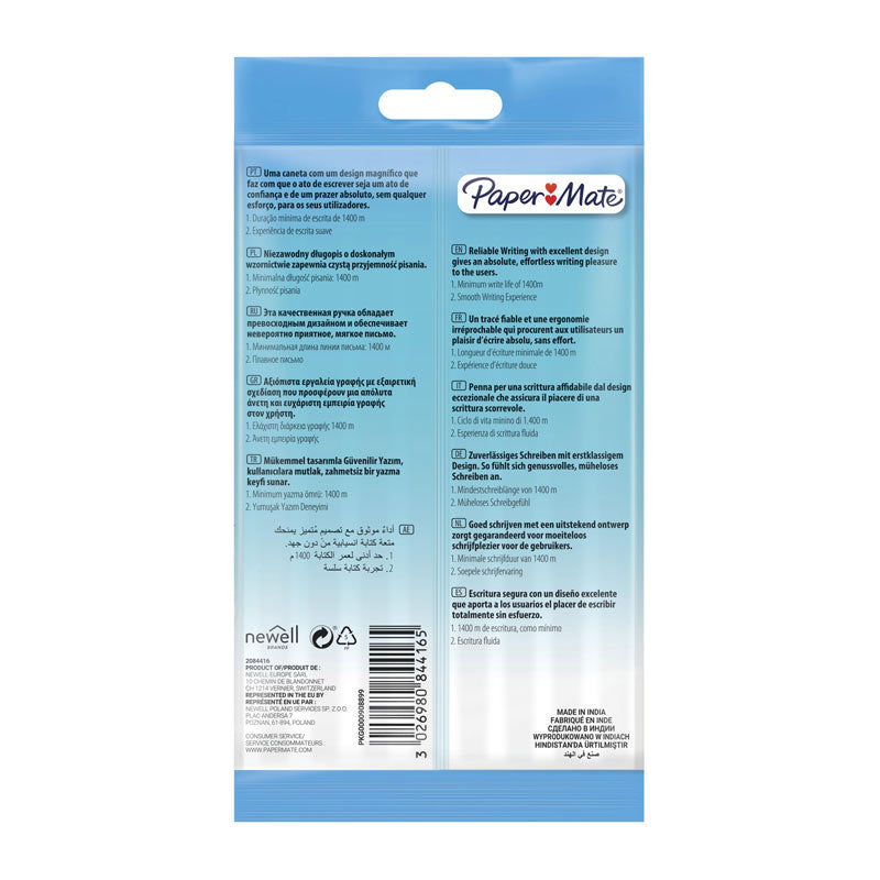 PAPER MATE 045 1.0mm Ball Pen Assorted Pack of 8