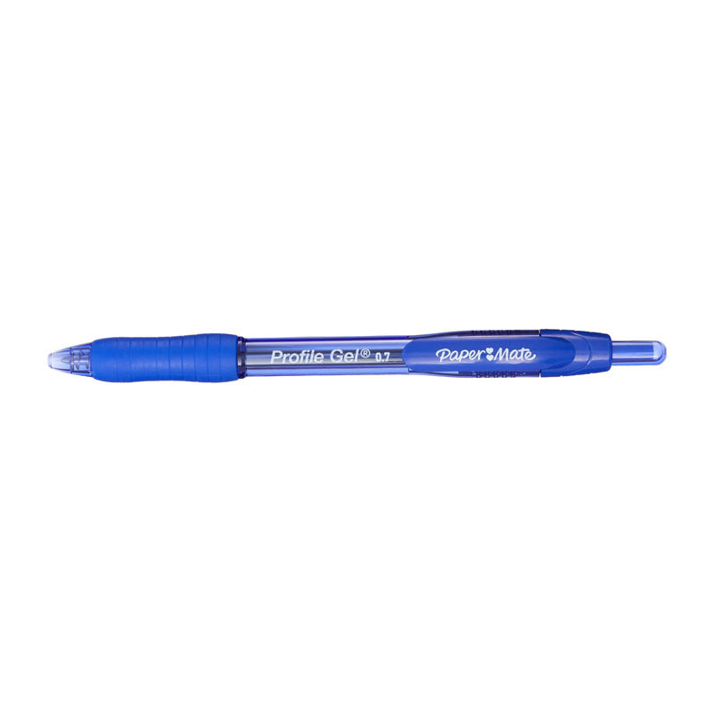 PAPER MATE Prf RT 0.7 Gel Pen Blu Box of 12