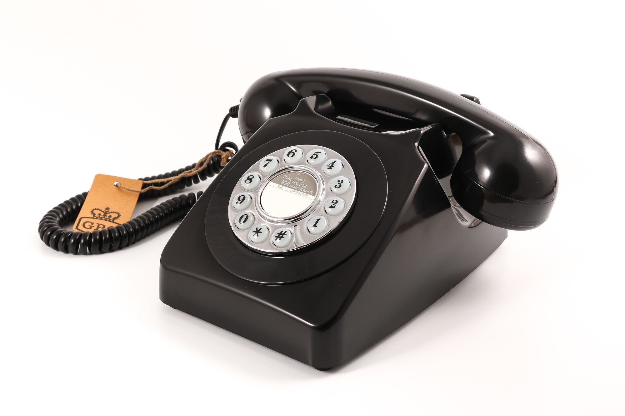 GPO RETRO GPO 746 PUSH BUTTON TELEPHONE - BLACK