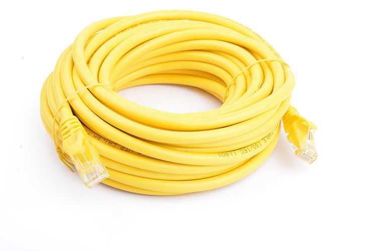 8WARE Cat6a UTP Ethernet Cable 10m Snagless Yellow
