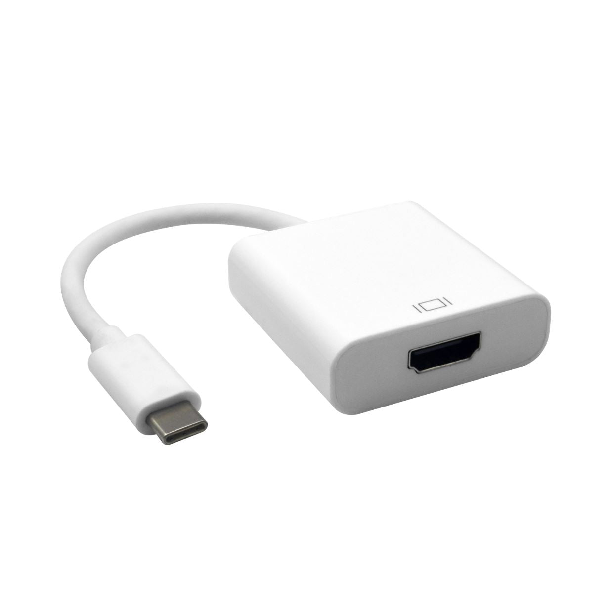 ASTROTEK Thunderbolt USB 3.1 Type C (USB-C) to HDMI Video Adapter Converter Male to Female for Apple Macbook Chromebook Pixel White