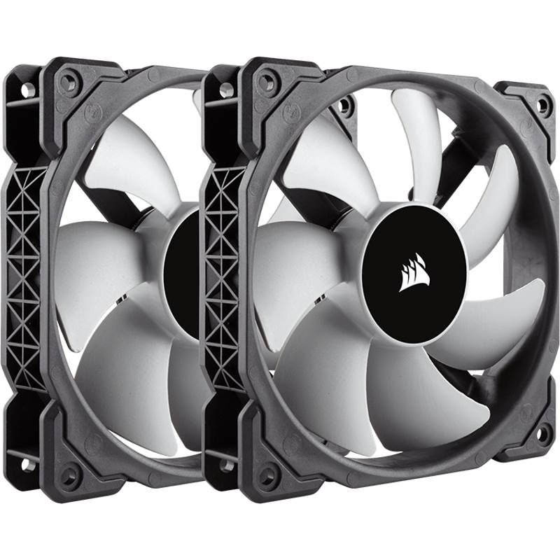 CORSAIR ML120 120mm Premium Magnetic Levitation Fan ΒΒ Twin Pack!