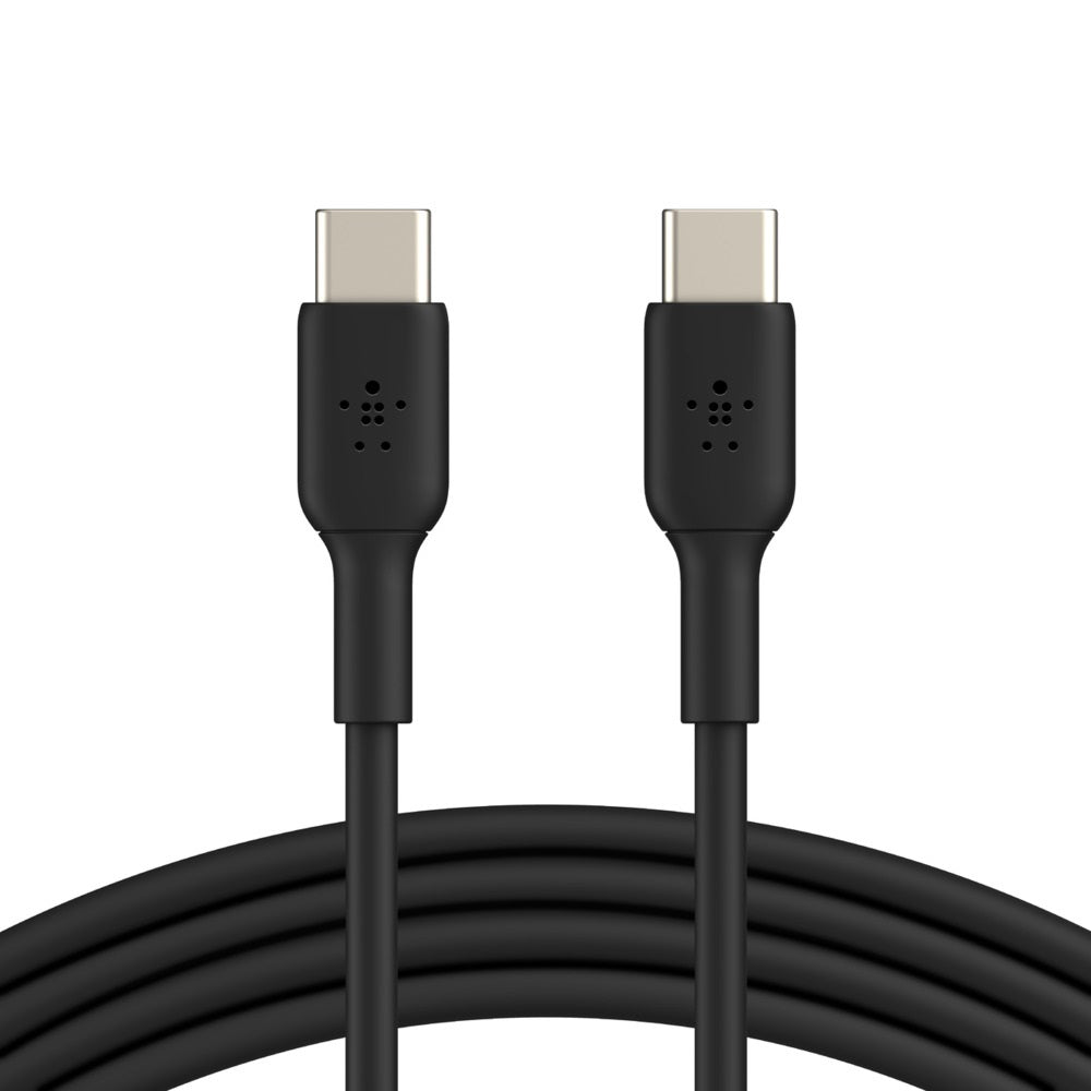 BELKIN BOOST CHARGE USB-C to USB-C Cable (2m / 6.6ft) - Black (CAB003bt2MBK), Fast Charge Compatible, USB-IF certified