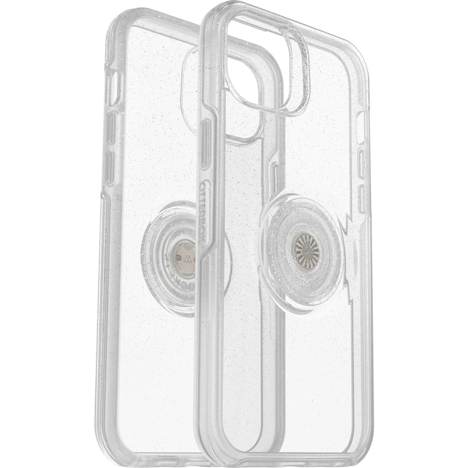 OTTERBOX Apple iPhone 14 Plus Otter + Pop Symmetry Series Clear Case - Stardust Pop (Clear Glitter) (77-88789), 3X Military Standard Drop Protection