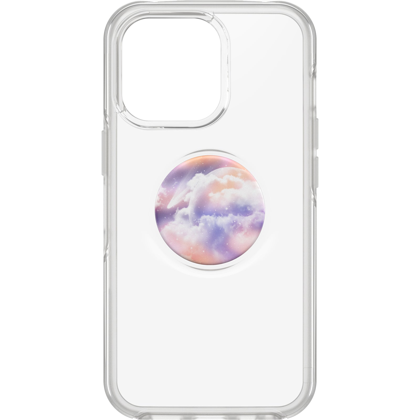 OTTERBOX Apple iPhone 13 Pro Otter + Pop Symmetry Series Clear Case - Stardust Pop (77-84518), Pocket-Friendly Design