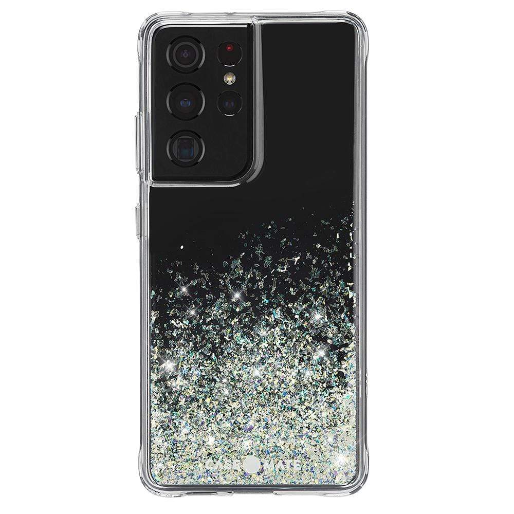 FORCE TECHNOLOGY Samsung Galaxy S21 Ultra 5G - Twinkle Ombre - Twinkle Stardust (CM045132),10 ft drop protection, MicroPelAntimicrobial Case Protection