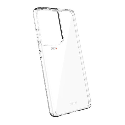 FORCE TECHNOLOGY Alaska Case for Samsung Galaxy S21 Ultra 5G - Clear (EFCALSG272CLE), Antimicrobial protection, Military Grade Protection, D3O Impact Protection