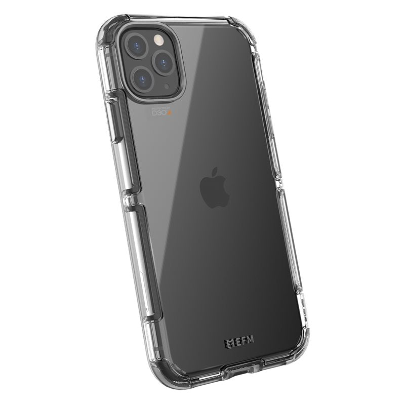 FORCE TECHNOLOGY Cayman Case for Apple iPhone 11 Pro - Clear (EFCCAAE170CLE), 6m Military Standard Drop Tested, Shock & Drop Protection, D3O Impact Protection