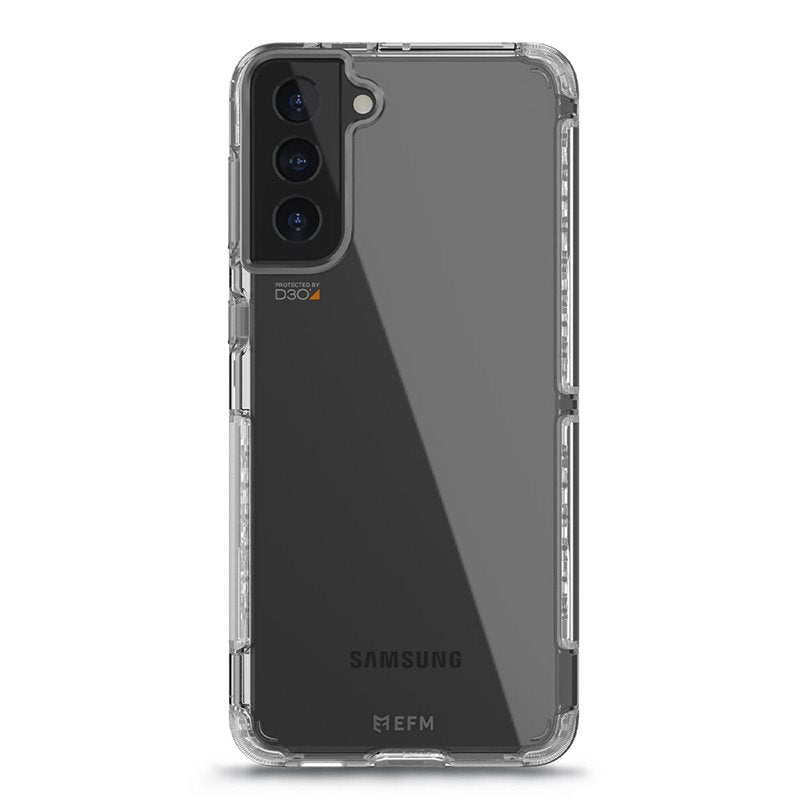 FORCE TECHNOLOGY Cayman Case for Samsung Galaxy S21 5G - Frost/Clear (EFCCASG270FCL), Antimicrobial, 6m Military Standard Drop Tested, Shock & Drop Protection