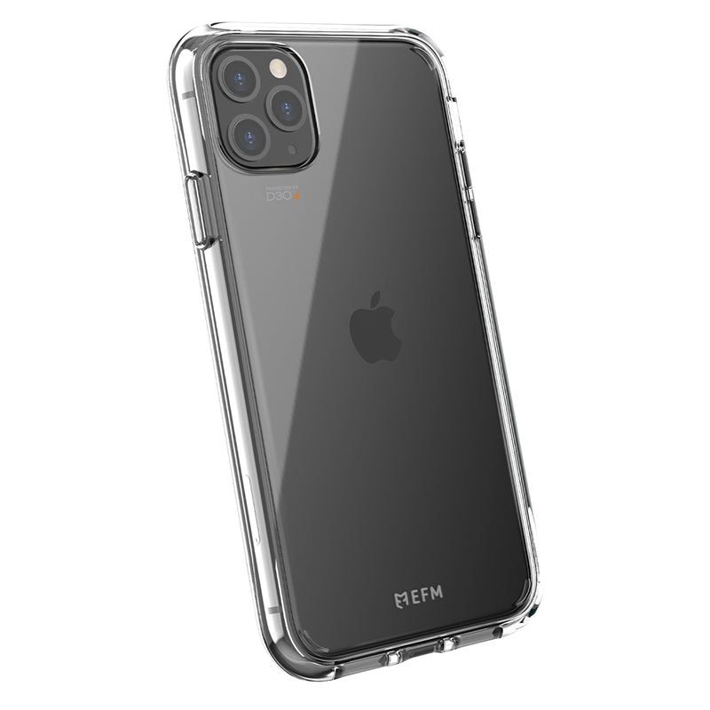 FORCE TECHNOLOGY Aspen Case for Apple iPhone 11 Pro - Clear (EFCDUAE170CLE), 6m Military Standard Drop Tested, Shock & Drop Protection, D3O Impact Protection