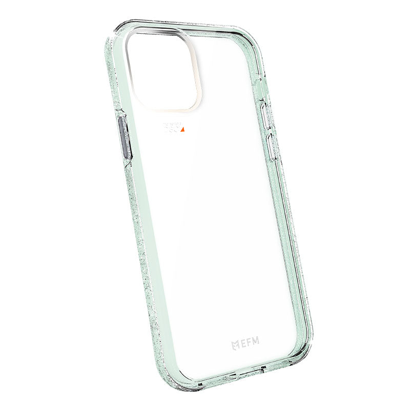 FORCE TECHNOLOGY Aspen Case for Apple iPhone 12/12 Pro - Glitter Mint (EFCDUAE181GLM), Antimicrobial, 6m Military Standard Drop Tested, Shock & Drop Protection