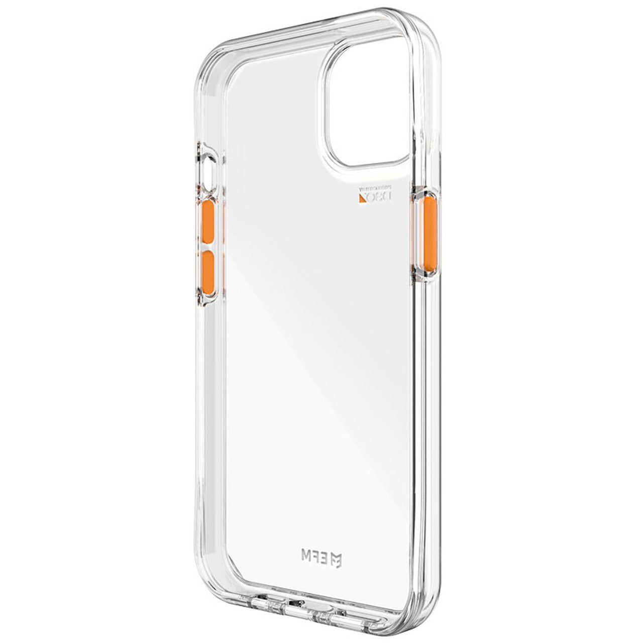 FORCE TECHNOLOGY Aspen Case for Apple iPhone 13 Mini - Clear (EFCDUAE191CLE), Antimicrobial, Compatible with MagSafe*, 6m Drop Tested, Shock & Drop Protection