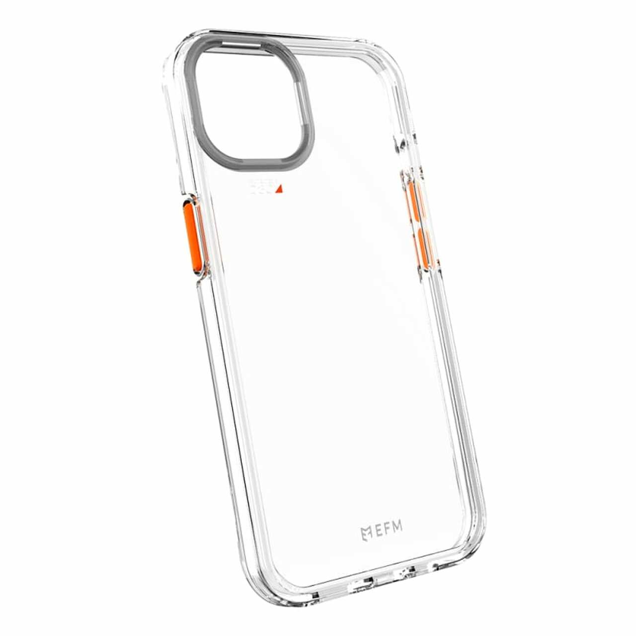 FORCE TECHNOLOGY Aspen Case for Apple iPhone 13 - Clear (EFCDUAE192CLE), Antimicrobial, Compatible with MagSafe*, 6m Military Standard Drop Tested, Slim design