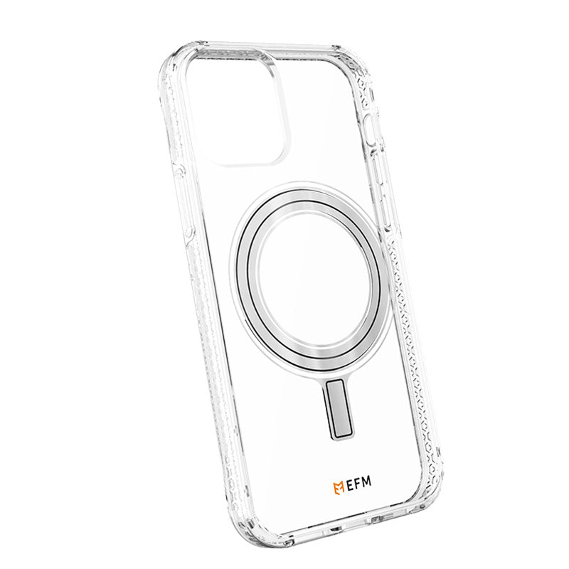 FORCE TECHNOLOGY Zurich Flux Case for Apple iPhone 12/12 Pro - Clear (EFCTPAE181FLXC), Antimicrobial, 2.4m Military Standard Drop Tested, Compatible with MagSafe